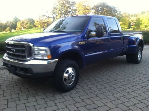 2003 ford f-350  crew cab 7.3 diesel 4x4 lariat dually *only 65k original miles*