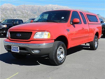 Ford super cab xlt 4x4 shortbed auto tow shell 5.4 v8 triton low miles