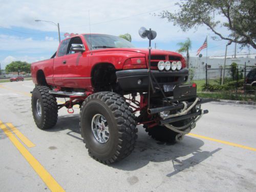 2000 dodge dakota lifted monster truck show truck real beast make offer