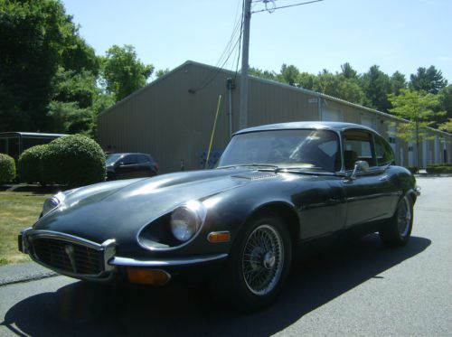 1971 jaguar series iii, v-12 e-type coupe with manual 4 speed