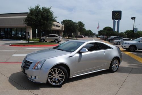 2011 cadillac cts coupe navigation heated leather sunroof premium bose