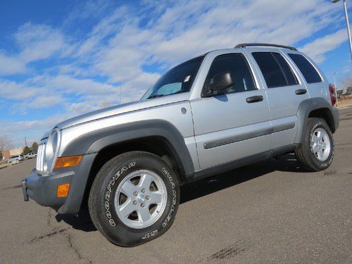 2006 jeep liberty sport 4x4 v6 automatic 1 owner carfax cert clean local trade
