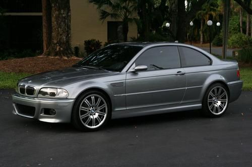 2005 bmw m3 coupe 2-door 3.2l 54k miles, smg, 19inch wheels