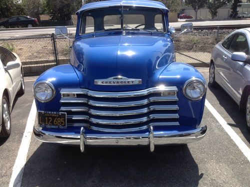 1948 chevy 3100 pickup truck blue