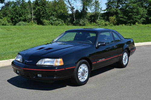 1987 ford thunderbird turbo coupe - 5 speed - 13k miles - spectacular condition
