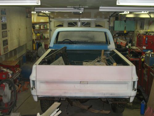 1978 chev gmc k1500 4x4 garage find restoration with new oem nos parts must sell