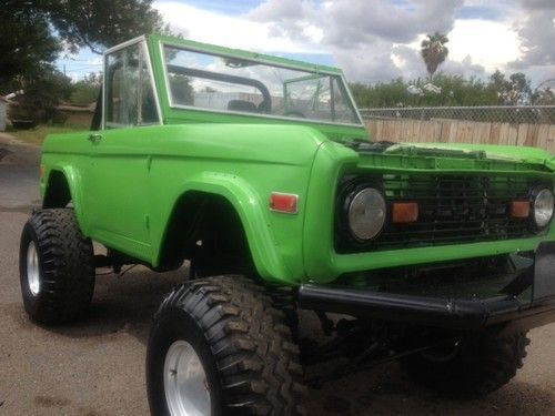 1972 ford bronco 351 4x4 35inch tires 4inch lift rims great looking