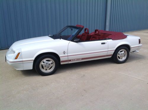 1984 1/2 ford mustang gt350 convertible anniversary edition