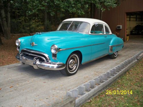 1950 oldsmobile business coupe nice driver