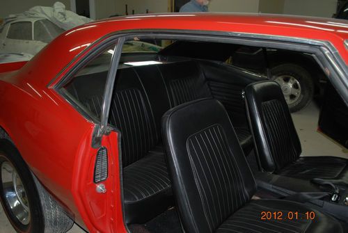 1968 chevy camaro, matador red, red lined tires, very good condition