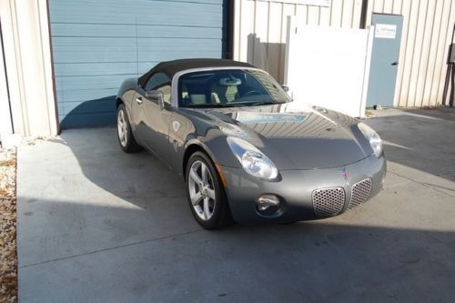 2008 pontiac solstice convertible 5 speed manual leather sat cd pwr new tires 08