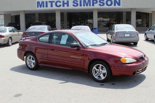 2002 pontiac grand am se coupe sunroof great carfax and