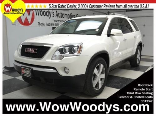Awd v6 leather &amp; heated seats third row seating tow package bose sound system