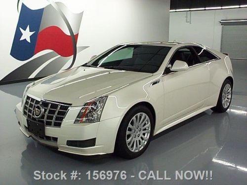 2012 cadillac cts 3.6 coupe leather bose audio 18&#039;s 20k texas direct auto
