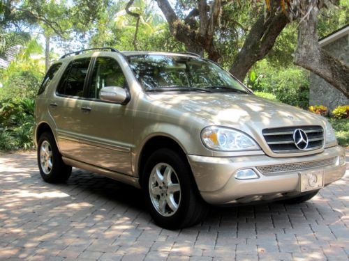 Mercedes ml 500 2002 - garaged - looks and runs like a low mileage vehicle