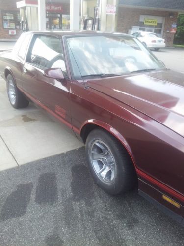 1988 chevy monte carlo ss  nice runs good body some rust as is priced to sell