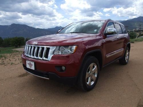 2012 jeep grand cherokee 4wd 4dr overland