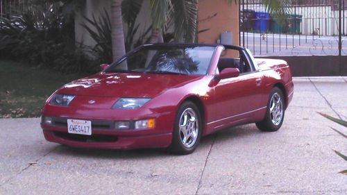 1993 nissan 300zx base convertible 2-door 3.0l red