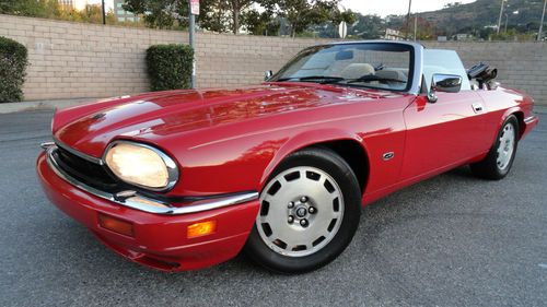 1996 jaguar xjs with 48000 original miles. red and tan. no reserve auction! lqqk