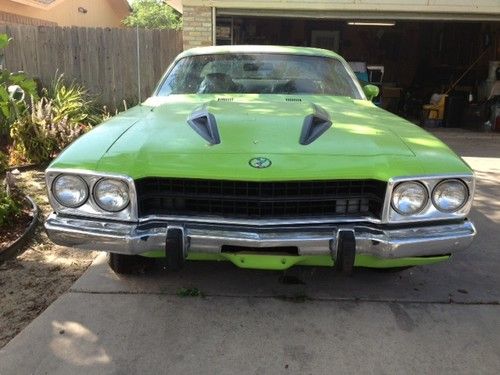 1973 roadrunner rm code 400/auto transmission/great project