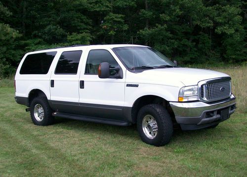 2004 ford excursion xlt diesel 6.0 turbo loaded 4x4 loaded towingg package euc