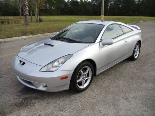L@@k rare 2000 silver toyota celica 6 speed gt-s 180hp &amp; fully loaded nr!!