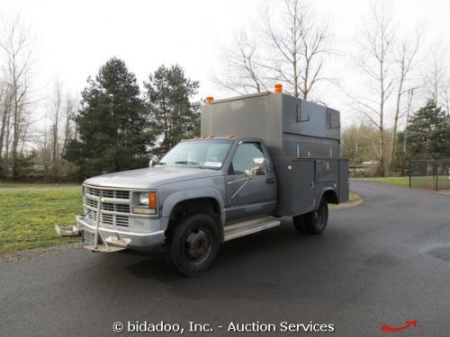Chevrolet c/k 3500 service truck w/ 7.4l v8 knapheide box air compressor