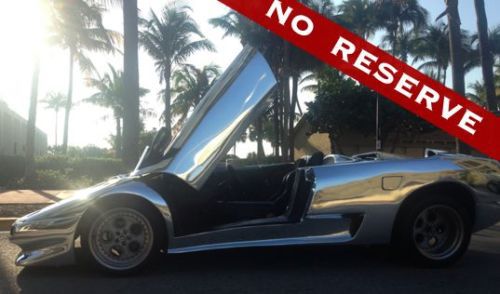 Lamborghini diablo exotic replica supercar, mirror chrome. no reserve!!!
