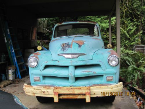 1954 chevy 6400 5-window 2-ton farm truck