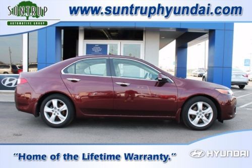 Tsx 42k miles technology package leather red cd front wheel drive