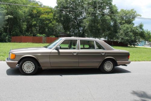 550 sel low miles fl car cold ac just trade in no rust drives well rare find