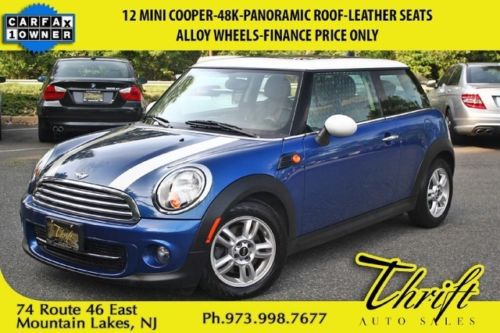 12 mini cooper-48k-panoramic roof-leather seats-alloy wheels-finance price only