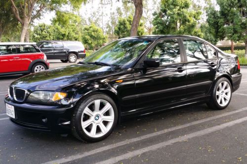 2002 bmw 325i black gray sport package clean title xenon lights michelin tires