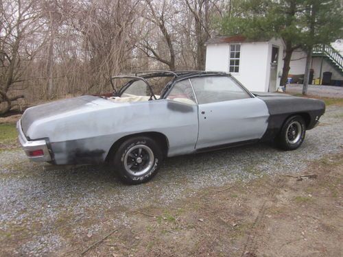 1972 pontiac lemans convertible 350 motor buckets console like gto project no/rs