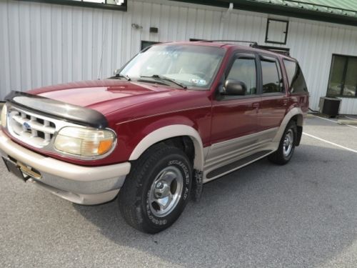 1995 ford explorer eddie bauer automatic 4-door suv low miles leather non smoker