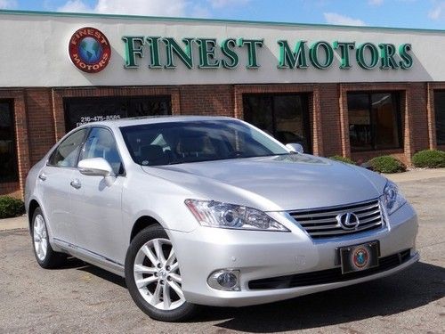 2010(10) lexus es350 luxury heated/cooled seats one owner loaded silver