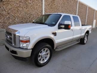 2008 ford f250 king ranch crew cab short bed powerstroke diesel-4x4-one owner