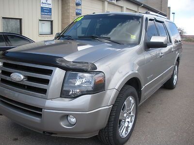 2008 ford expedition el limited, gray fully loaded navigation dvd and power 3rd