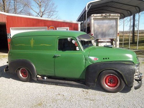 1951 chevy panel truck 3100 rat rod