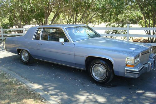 1984 cadillac coupe deville, 1 owner, rust free california car, 65,000 miles!
