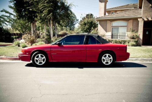 1994 red oldsmobile cutlass supreme convertible 3.4l no reserve!