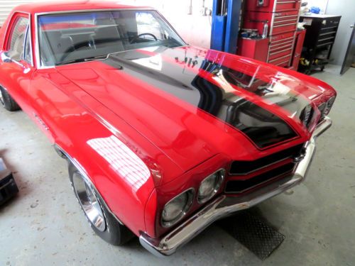 1970 chevy chevelle el camino ss 406 th-400 rust free and beautiful