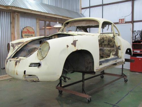 1965 porsche 356c project car champagne yellow rare 1101 produced current title