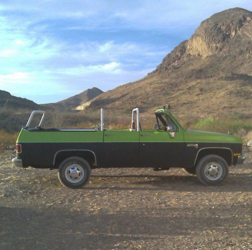 1983 gmc 2500 4x4 6.2 diesel custom  convertible/ragtop suburban