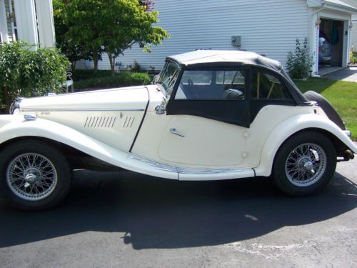 1955 mg tf base 1.5l roadster-ivory good condition