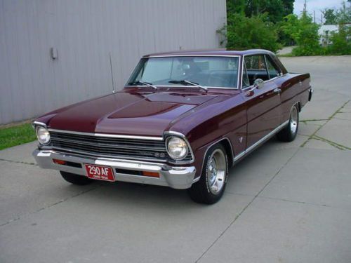 1967 super sport numbers match, 4 speed, maderia maroon, solid body and floors