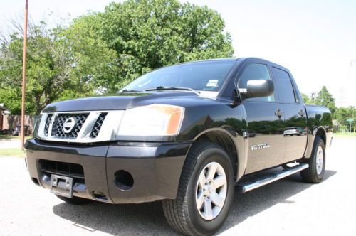 Texas 1 owner titan se crew cab 4-door 5.6l flex fuel automatic trans, short bed