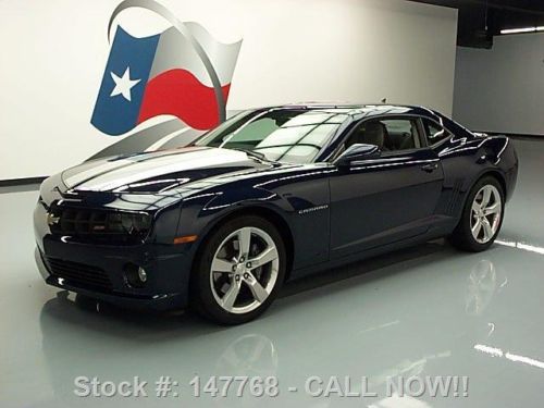 2011 chevy camaro 2ss rs 6-spd htd leather hud 20&#039;s 16k texas direct auto
