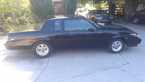 1987 black buick very good condition grand national w/polished alum gn mgs