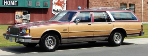 1989 buick lesabre estate woodie wagon 87k 9 passenger no reserve all original!